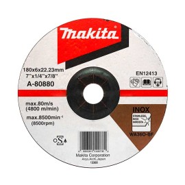 DISCO DE DESBASTE ABRASIVO PARA AC. INOX 7 (B-44199 / B-44286))