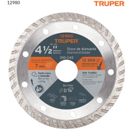 DISCO DE DIAMANTE RIN TURBO 4 1/2" X 2.2MM (12980)
