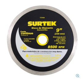 DISCO DIAMANTADO CONTINUO 4 1/2" (12360)