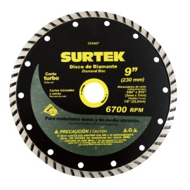 DISCO DIAMANTADO TURBO 4 1/2" (123461)