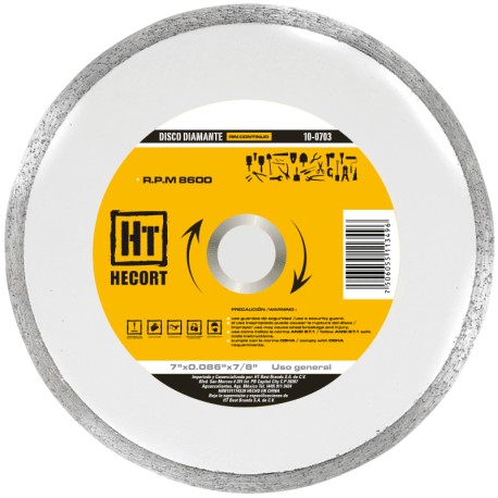 DISCO DIAMANTE RIN CONTINUO 7" (100703)