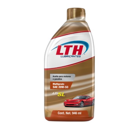 ACEITE MULTIGRADO MOTOR SAE 20W-50 SL 946 ML LTH (AG20W50L)